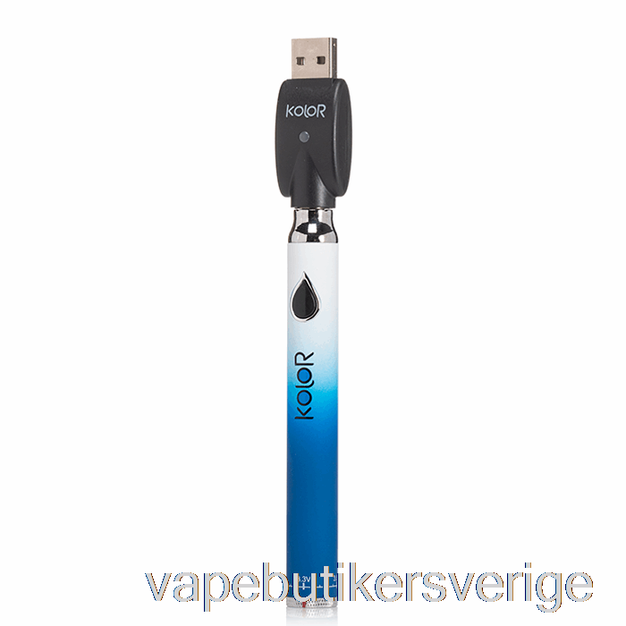 Vape Sverige Leaf Buddi Färg Twist Slim 650mah Batteri Blå